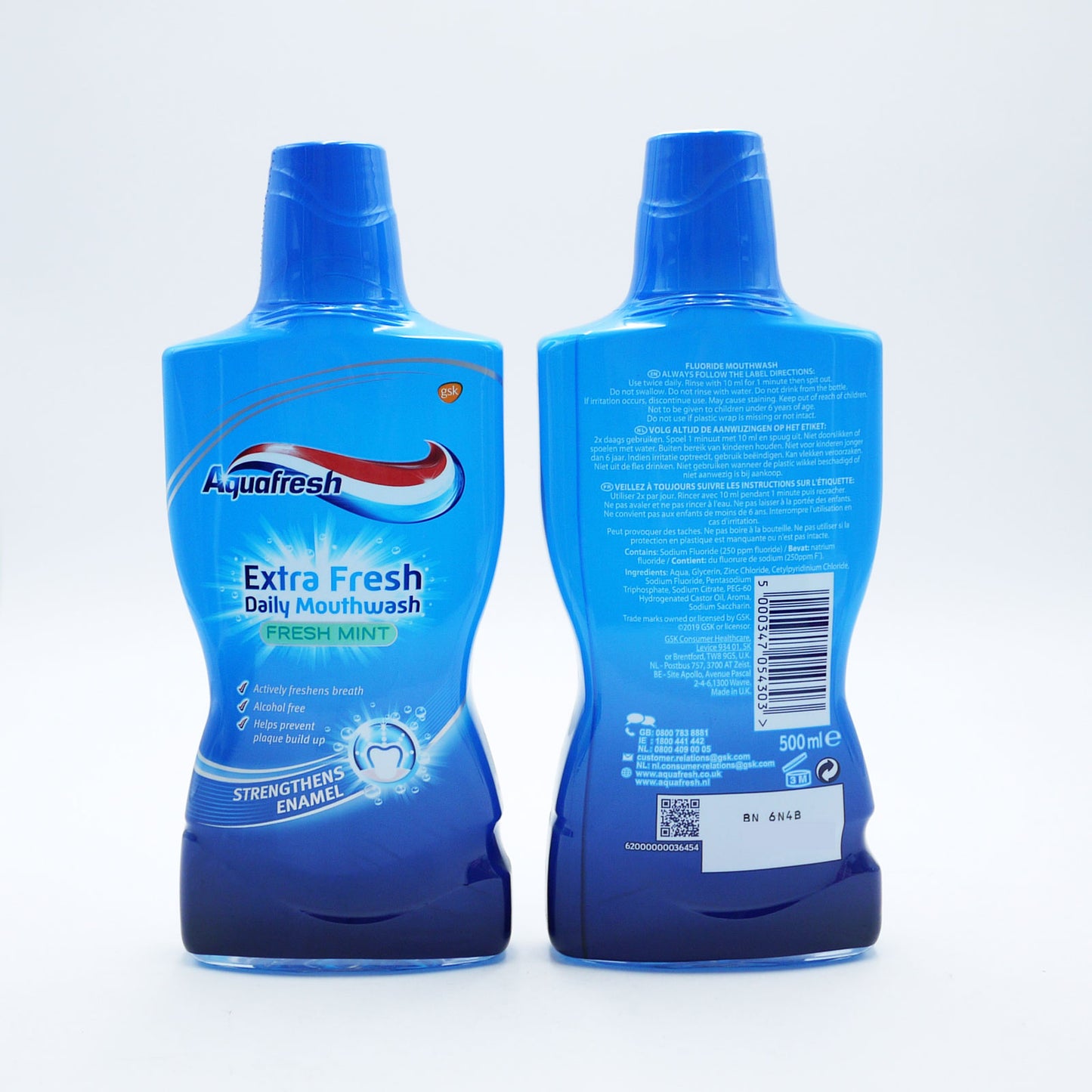 AQUAFRESH MOUTHWASH FRESH MINT 500ML