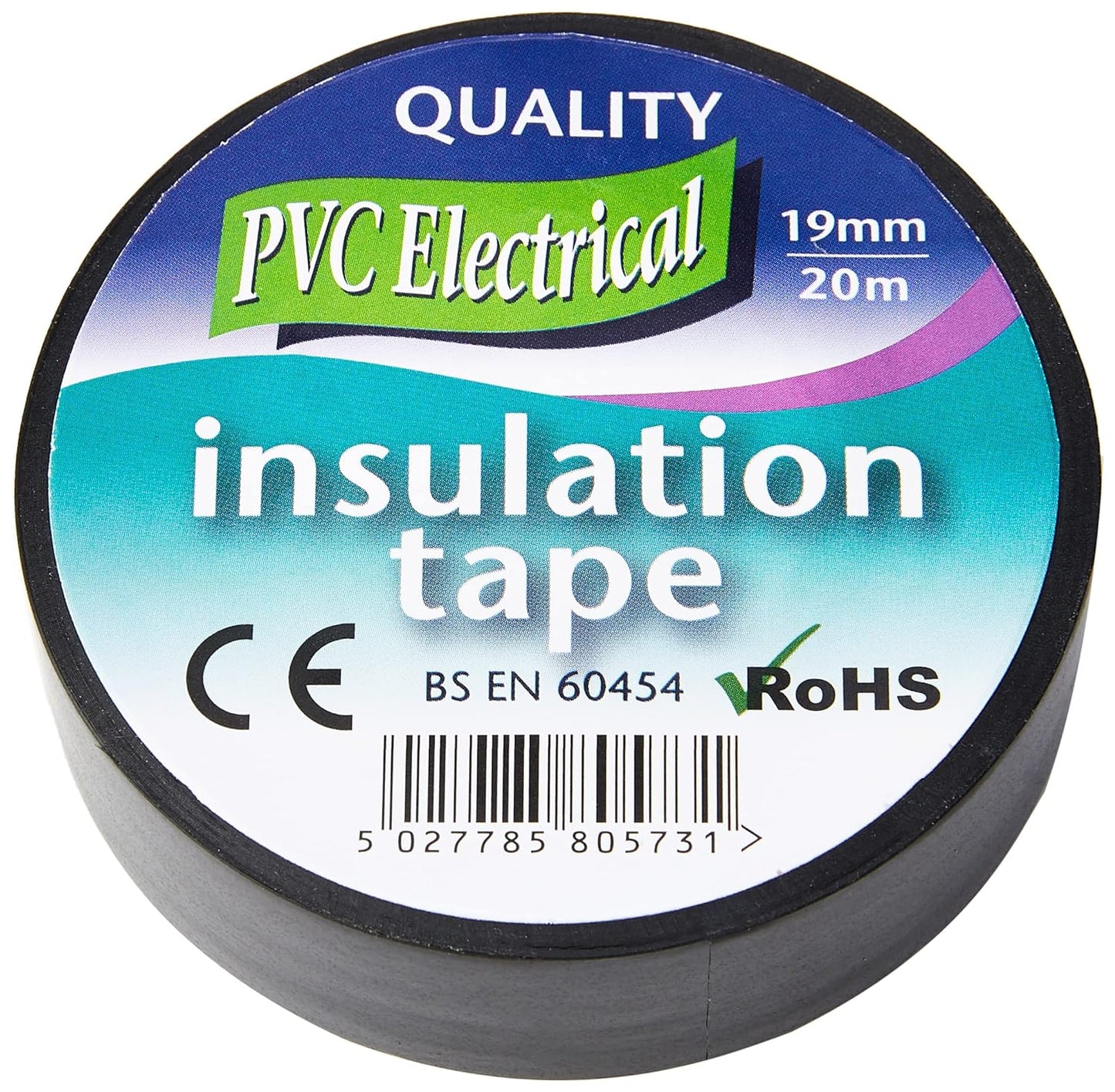 Electrical Insulation Tape Black 19MM X 20M