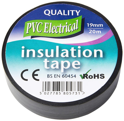 Electrical Insulation Tape Black 19MM X 20M