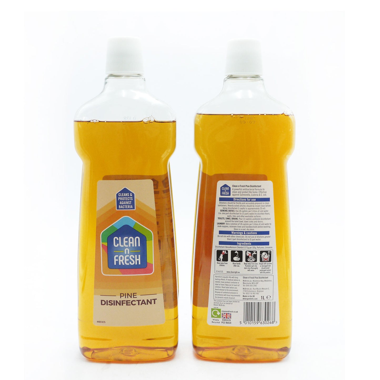 CLEAN & FRESH DISINFECTANT PINE 1LTR