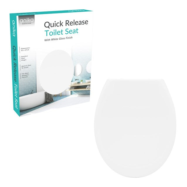 Quick Release & Soft Close Toilet Seat