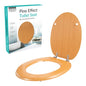 Pine Effect Toilet Seat