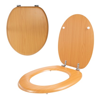 Pine Effect Toilet Seat