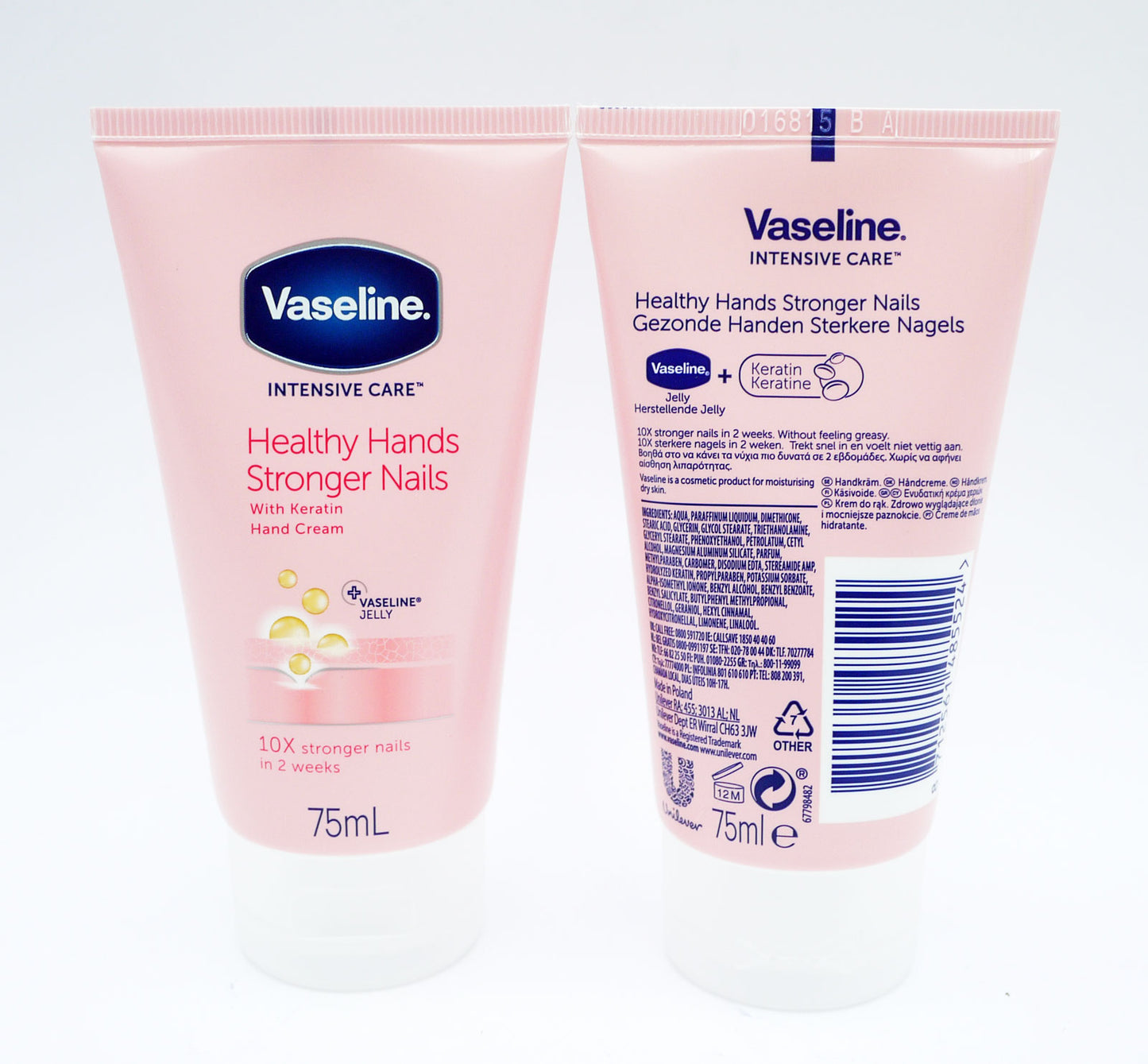 VASELINE HAND & NAIL CREAM (C) 75ML