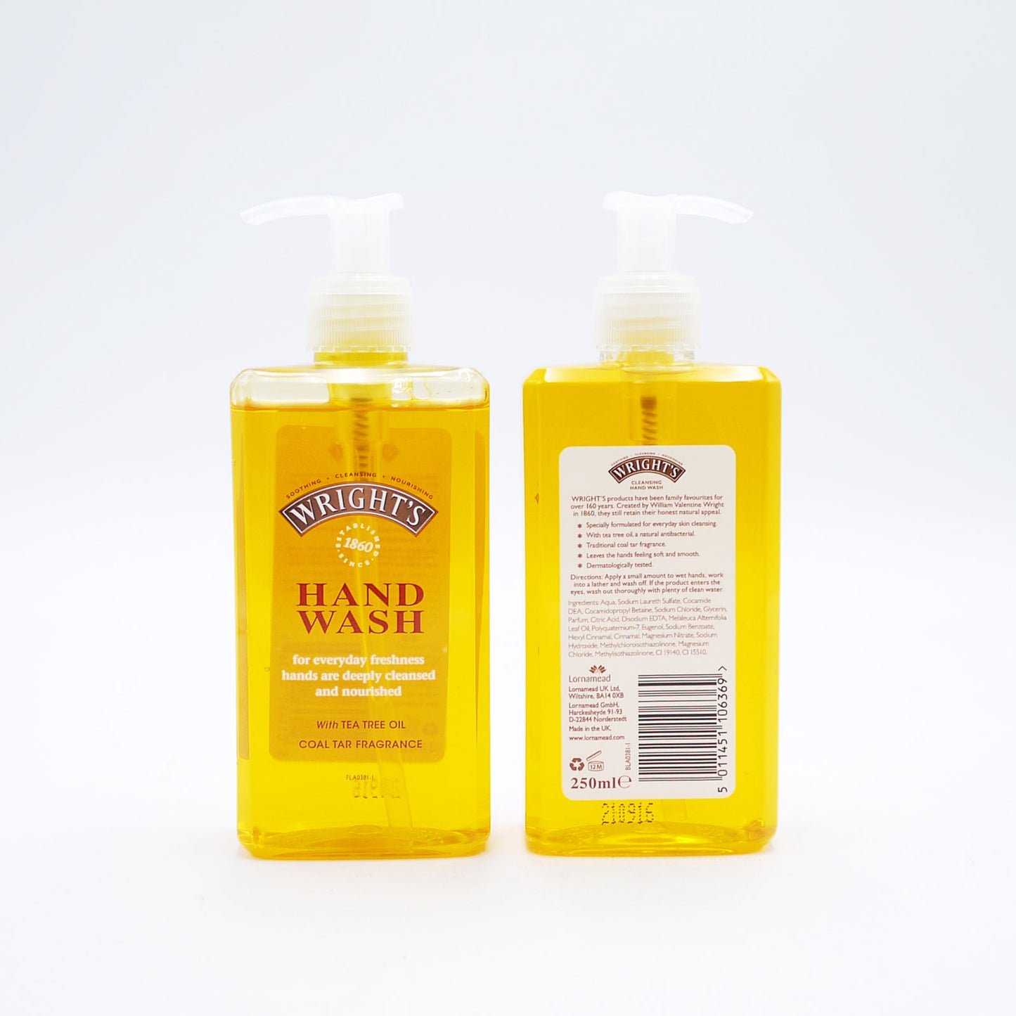 WRIGHTS HAND WASH ANTIBACTERIAL 250ml