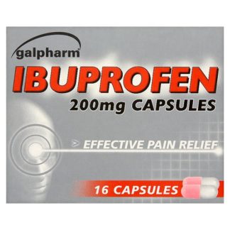 Galpharm Ibuprofen 200mg Capsules 16's S0070H9