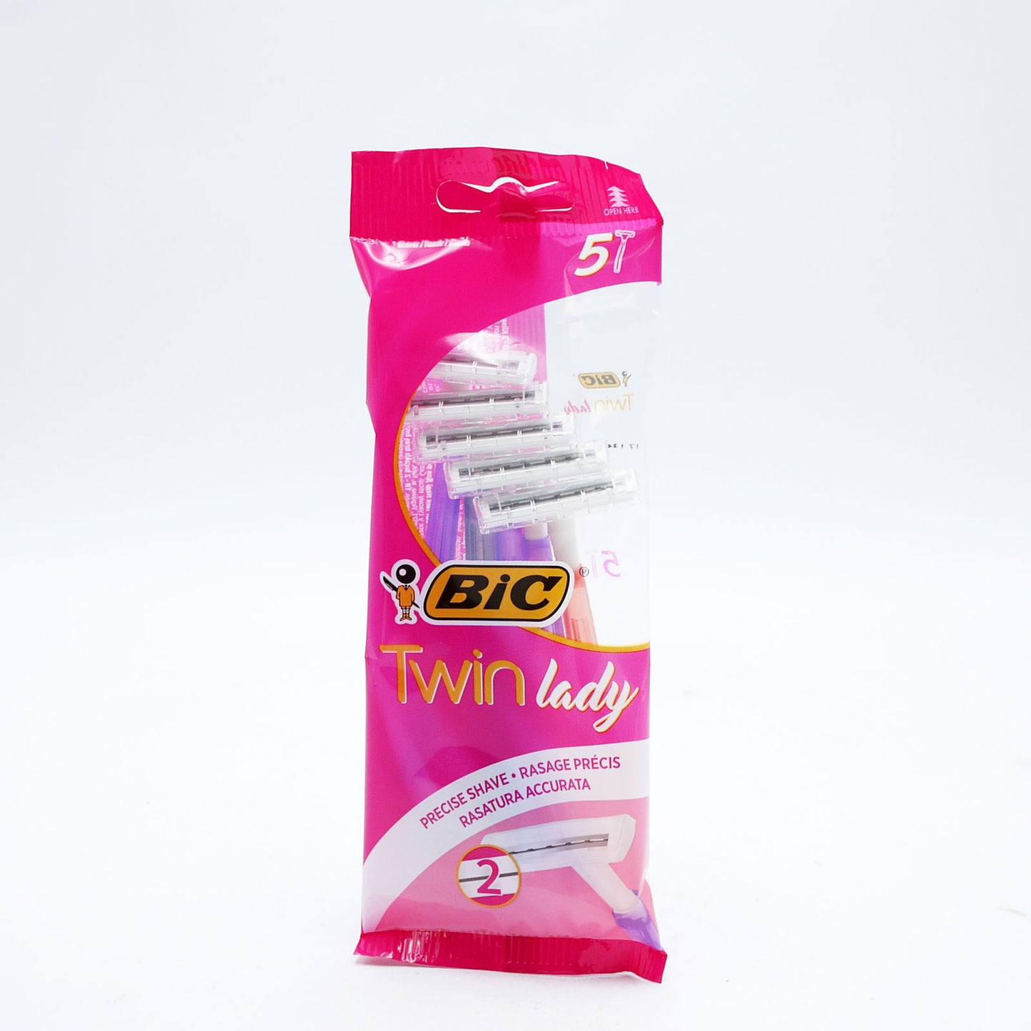 BIC TWIN LADY lot de 5