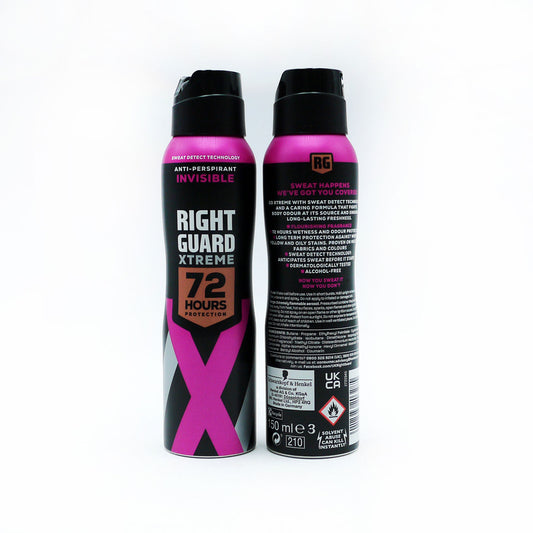 RIGHT GUARD A/P DEOD XTREME INVISIBLE WOMEN 150ml