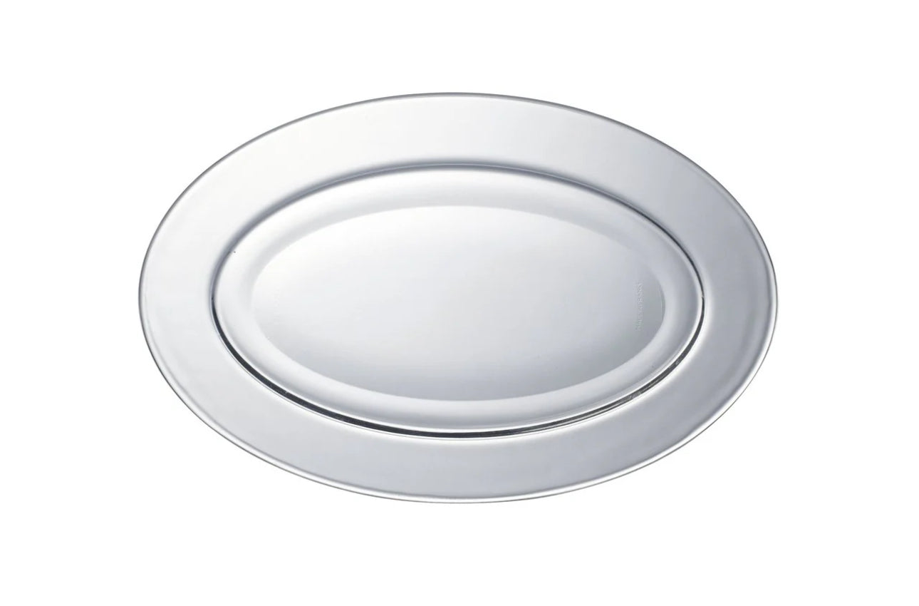 DURALEX OVAL CLEARL GLASS SERVING PLATE