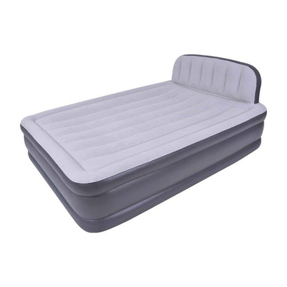 Benross Queen Sized Deluxe Inflatable Airbed with Headboard and Built in Electric Pump/Self Inflating