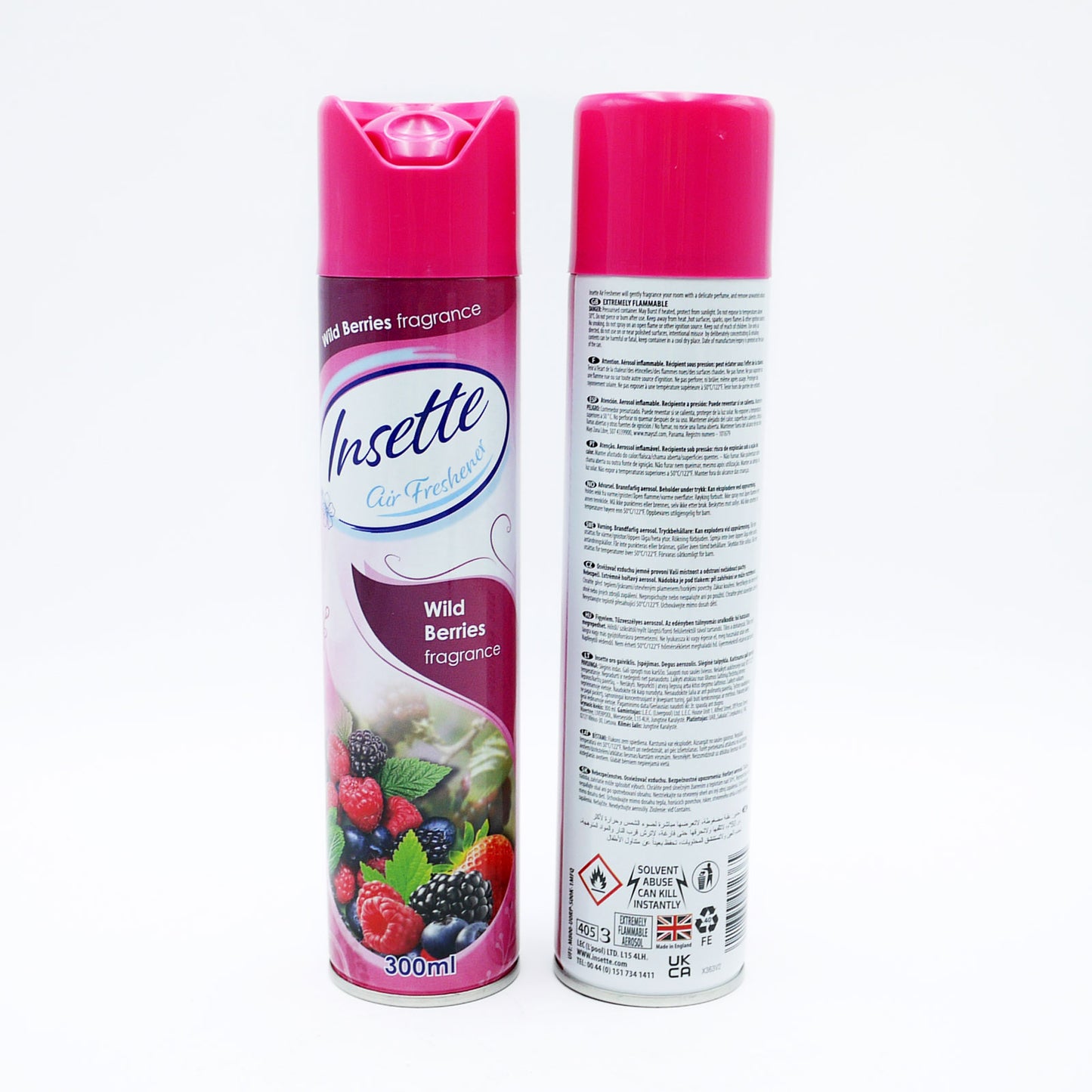 INSETTE 2/1 A/F BERRIES 300ML