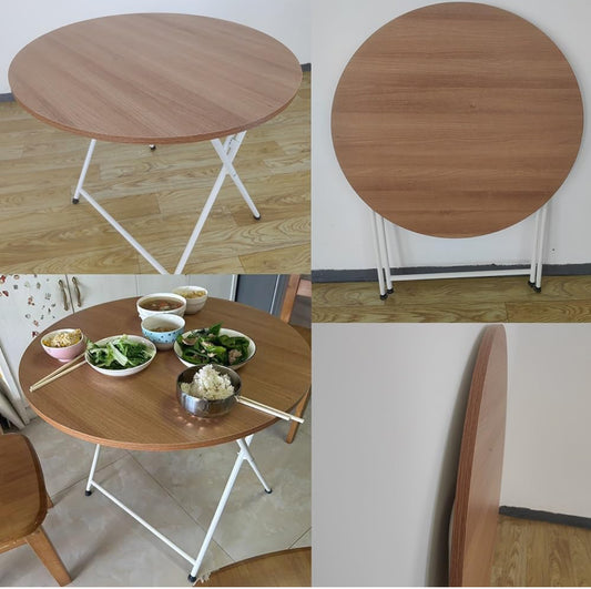 Table ronde pliante de 80 cm