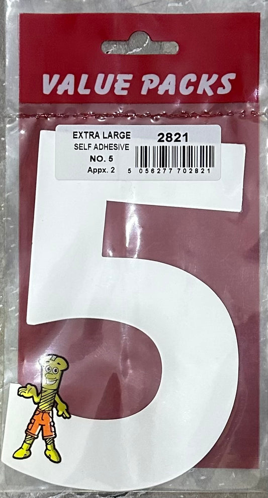 Nº 5 Extra Large Auto-adhésif