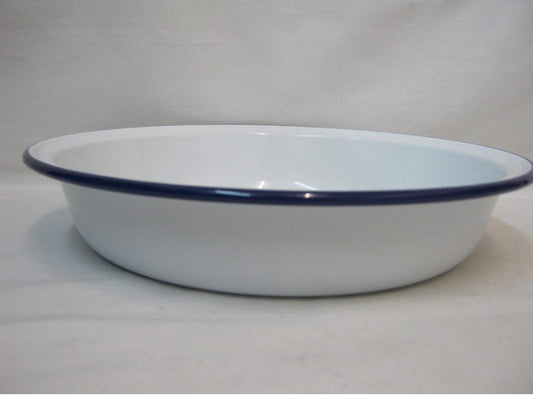 PLAT À TARTE ROND EN ÉMAIL 24cm