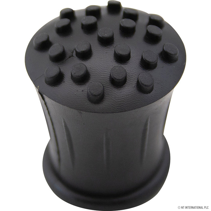 Pack of 100 - 19mm Black Stick Cane Ferrules for Durability and Style