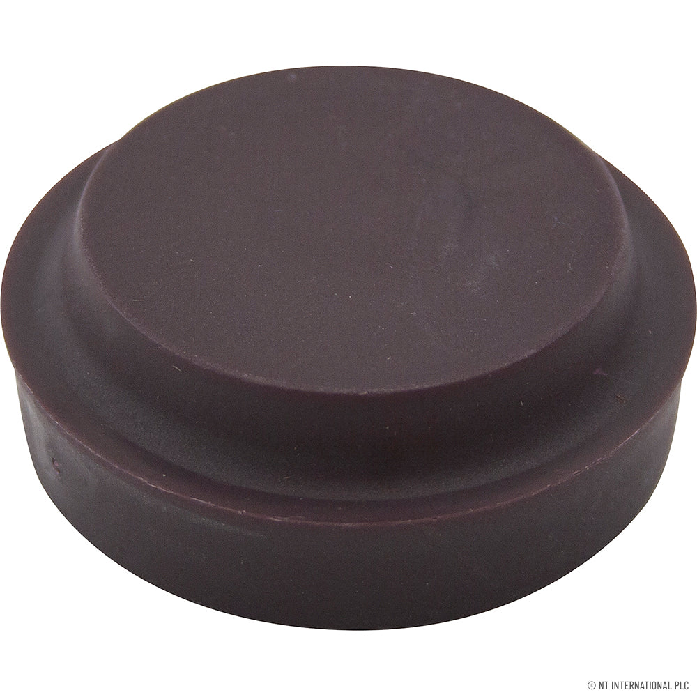Lot de 100 petites coupelles en caoutchouc marron - Protections de sol pour meubles, coupelles à roulettes de qualité supérieure