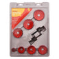 Amtch heavy duty hole saw set