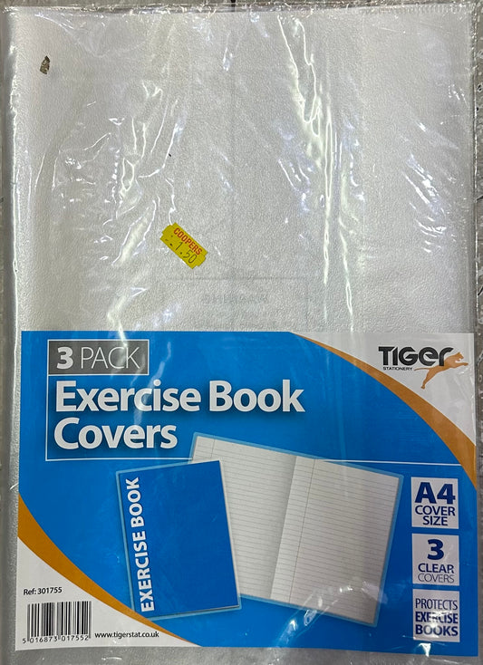 Protège-cahiers Tiger Lot de 3