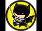 Amscan 9 Inch Batman Vs Joker Party Paper 8 Plates - Yellow And Black