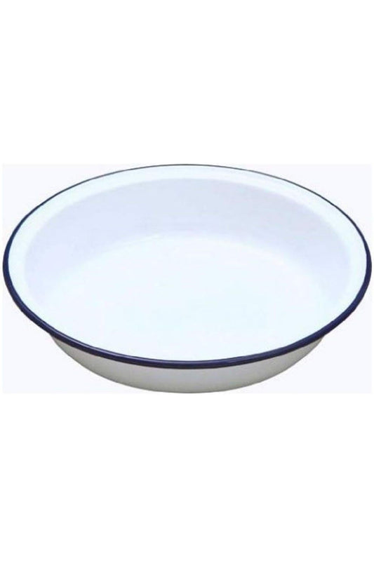 PLAT À TARTE ROND EN ÉMAIL 22cm
