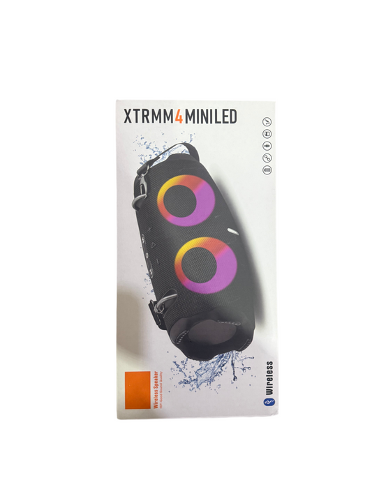 HAUT-PARLEUR SANS FIL XTRMM4MINILED HAUTE FIDÉLITÉ BONNE QUALITÉ SONORE