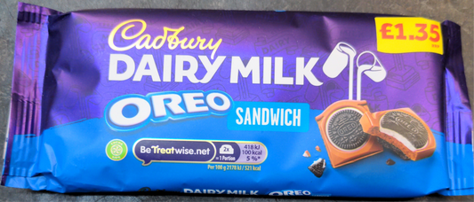 Cadburys Dairy Milk Oreo Sandwich