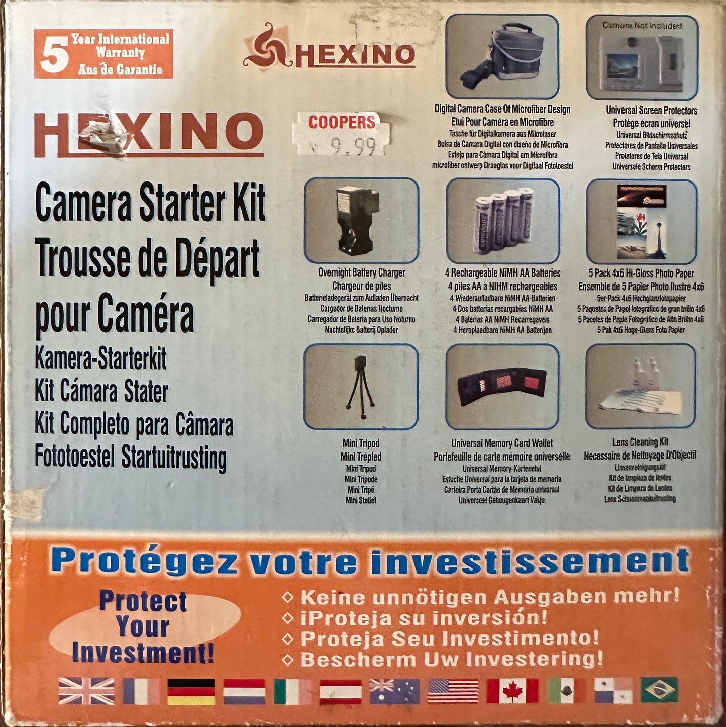 Kit de démarrage pour appareil photo HEXINO