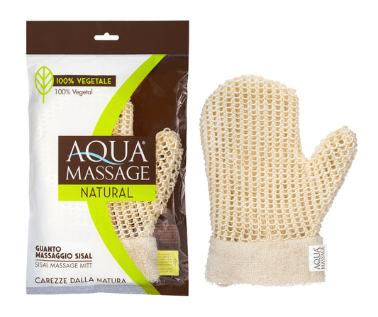 AQUA MASSAGE 1pc Sisal Massage Mitt