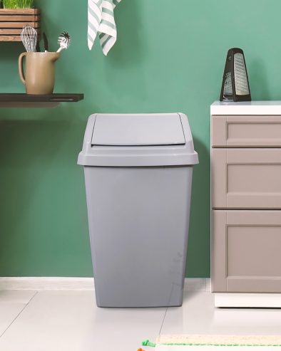 Everyday 50L Lift Top Bin Cool Grey