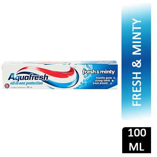 Aquafresh Toothpaste 100ml Freshmint (Export)