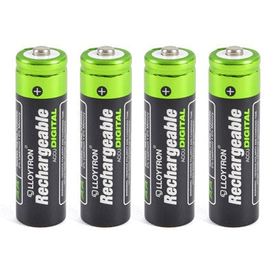 Pile Lloytron AccuDigital NIMH - AA 1300 mAh, pack de 4