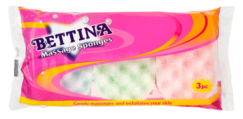 Bettina 3pc Massage Sponges