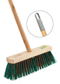 Bettina Outdoor Wooden Duo Bristle 29cm Broom Set