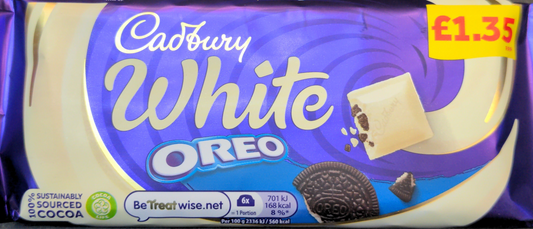 Cadburys White Oreo Chocolate Bar