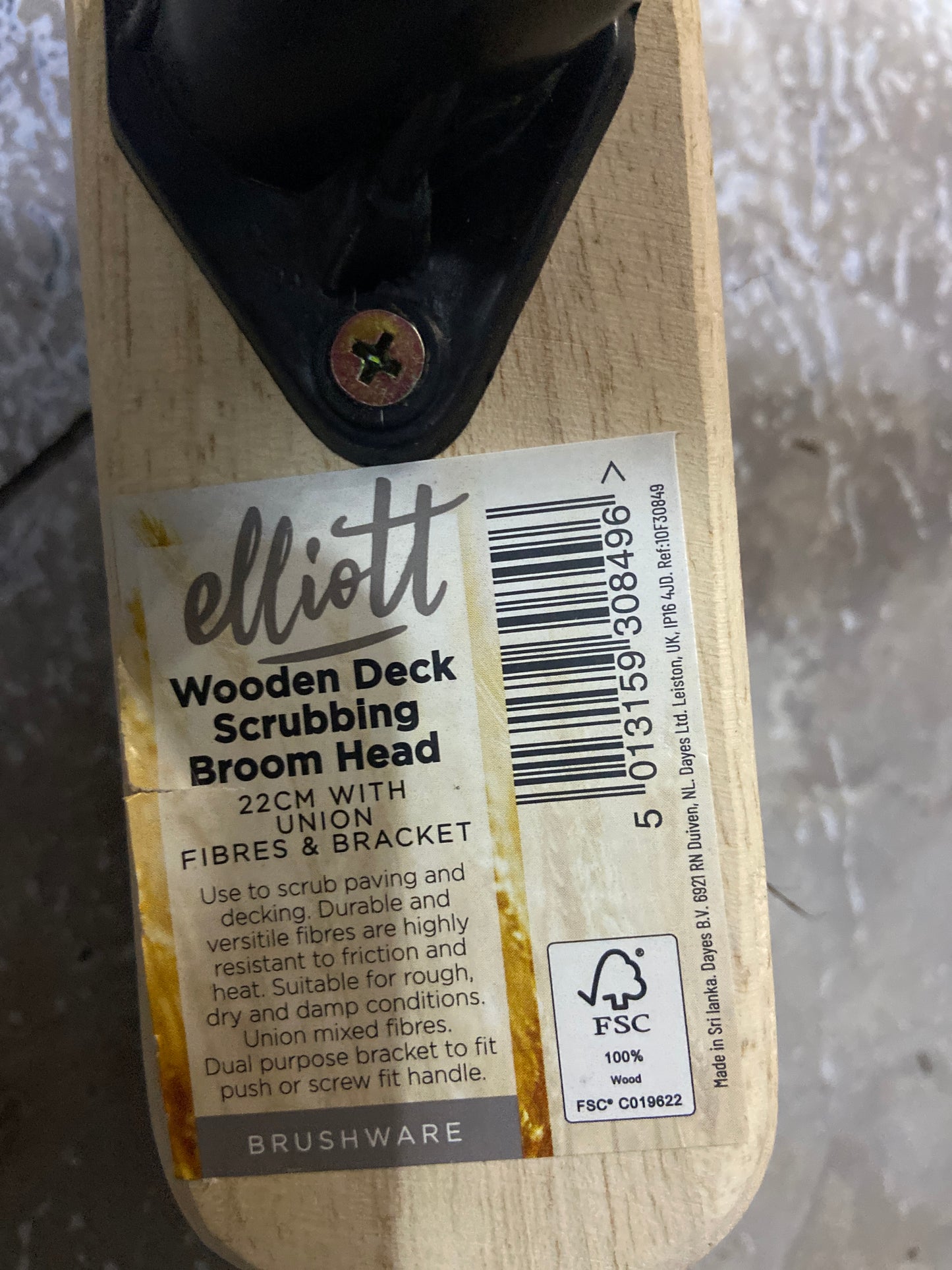 TÊTE DE BALAI-BROSSE ELLIOTT WOODEN DACK