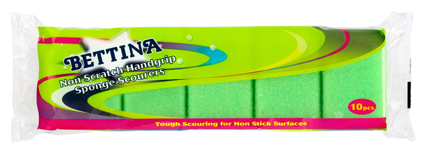 Bettina 10pc Shaped Sponge Scourer