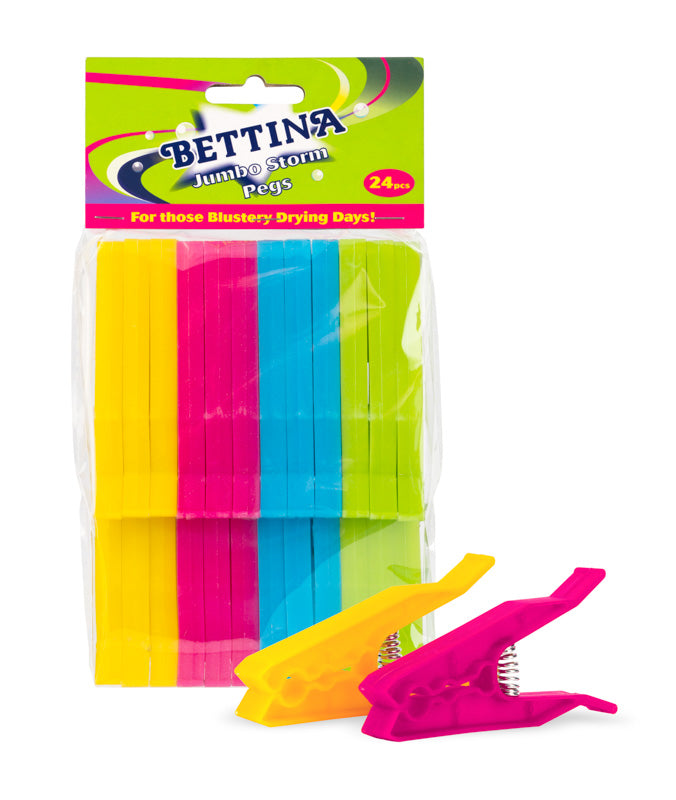 Pinces à linge géantes Bettina (24 pièces)