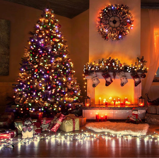L'atelier de Noël - 200 guirlandes lumineuses de Noël multicolores