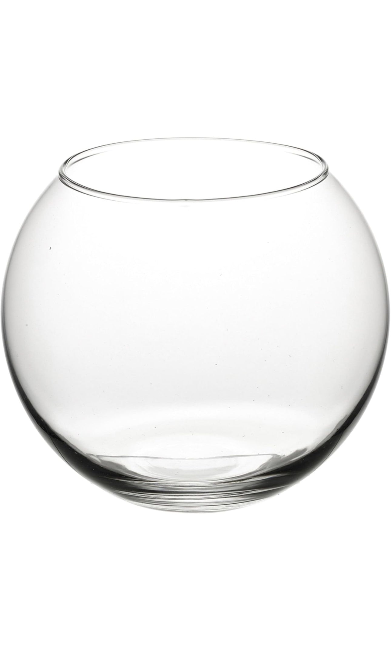 Grand bol/vase rond assorti de poissons