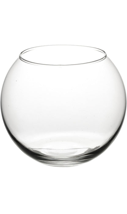 Grand bol/vase rond assorti de poissons