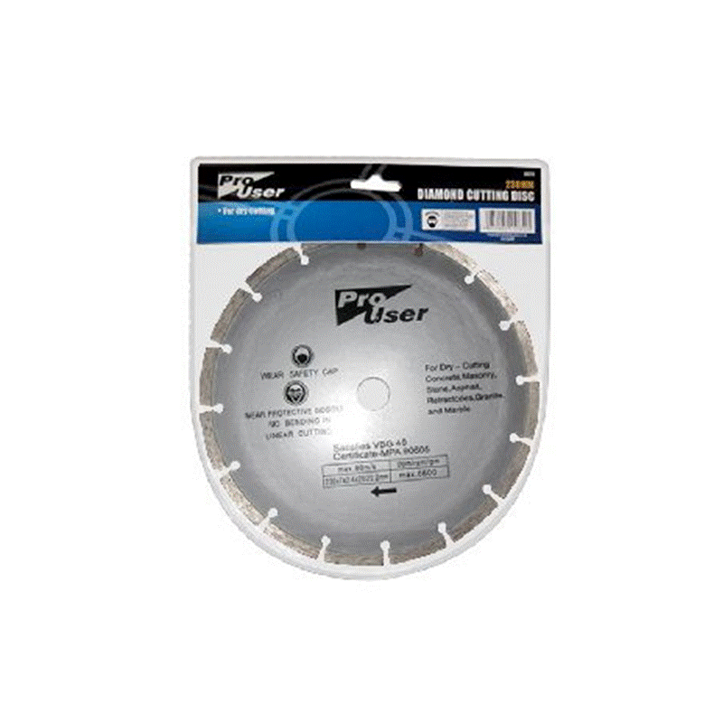 DISQUE À TRONÇONNER DIAMANTÉ PRO USER 230 mm