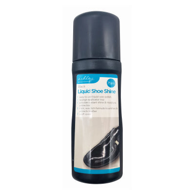 Ashley BLACK LIQUID SHOE SHINE 75ml