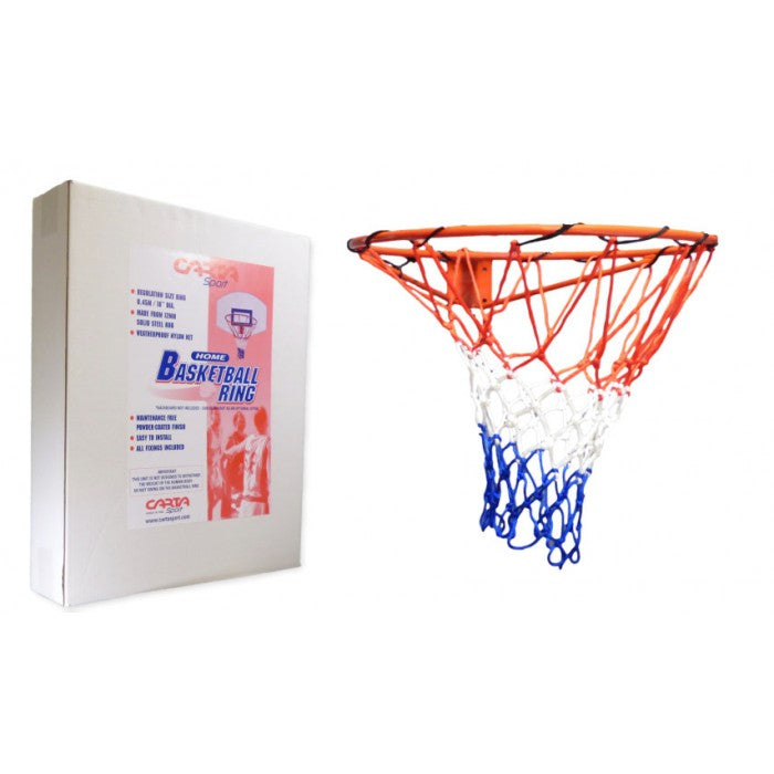 BASKETBALL RING AND NET SET