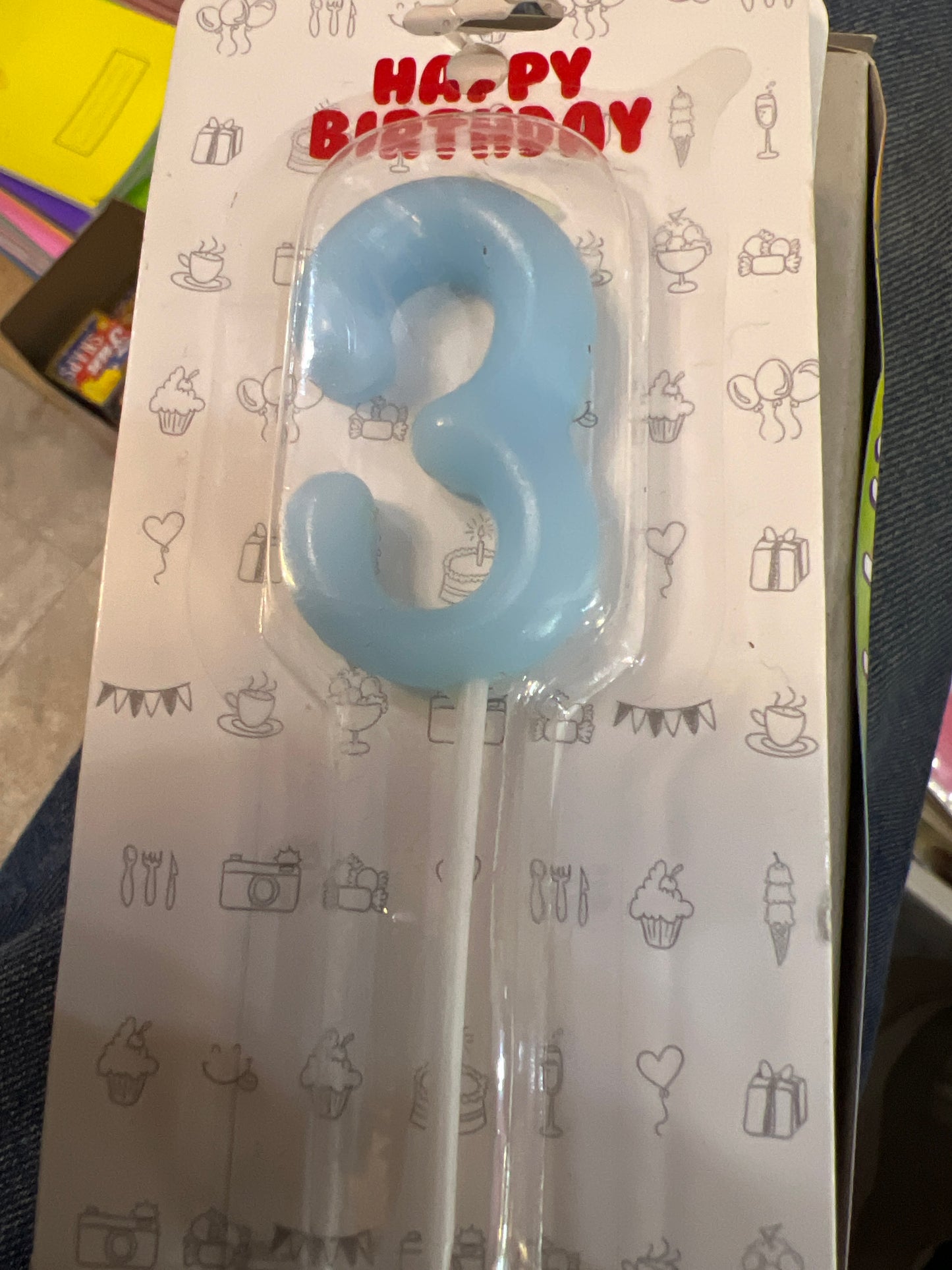 Bougies numérotées