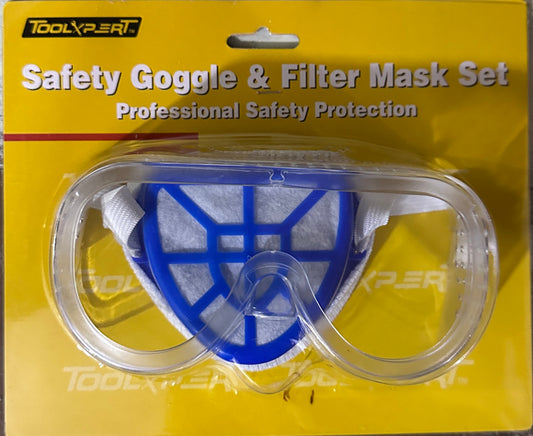 Kit Masque respiratoire et Lunettes de protection ToolXpert