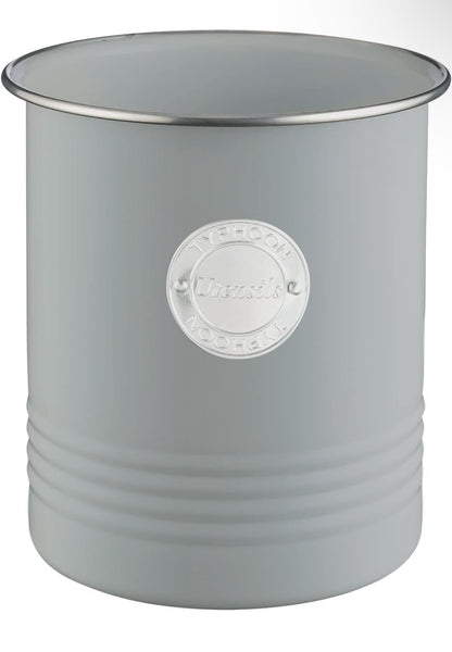 Typhoon Living Grey Utensil Storage Jar, 1.7 Litres