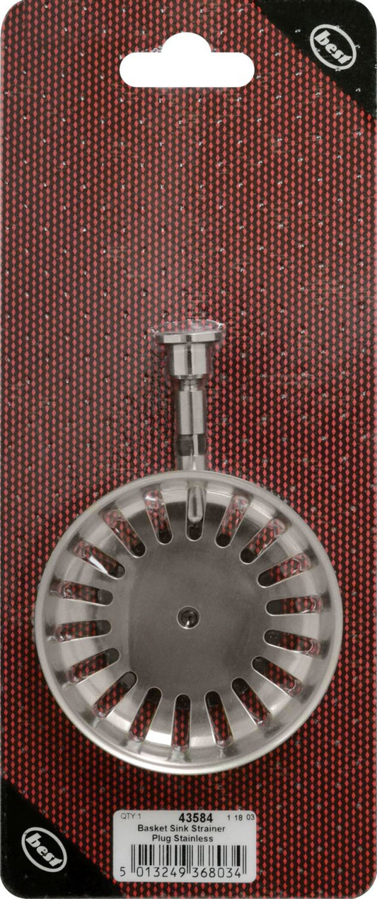 BONDE DE LAVABO EN INOX