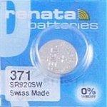 Renata 371 (SR920SW) Watch Battery