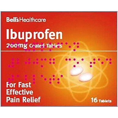 Bells Ibuprofène Comprimés 200mg, 16 unités