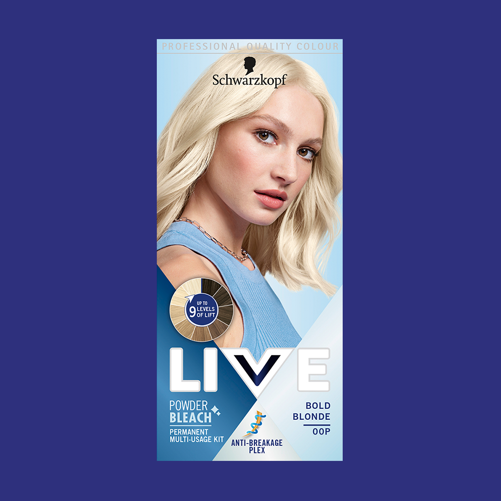 Schwarzkopf LIVE POWDER BLEACH BOLD BLONDE PERMANENT COLOUR 00P XXL